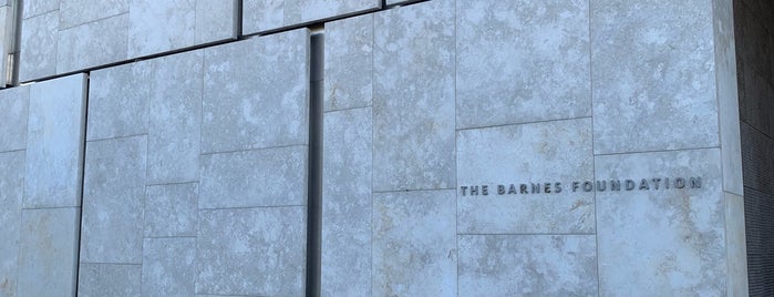 The Barnes Foundation is one of Lieux qui ont plu à Will.