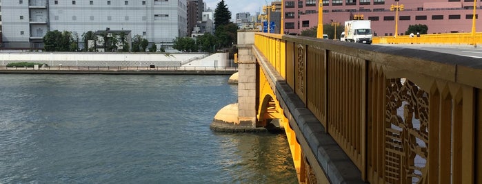 Kuramae Bridge is one of 東京都選定歴史的建造物.
