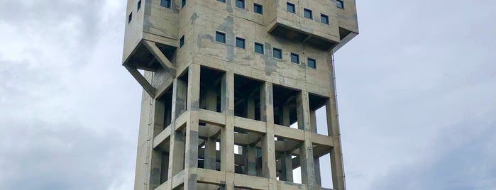 Winding Tower of Shime Coal Mine is one of 近代建築.