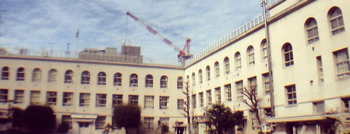 Tokiwa Elementary School is one of 東京都選定歴史的建造物.