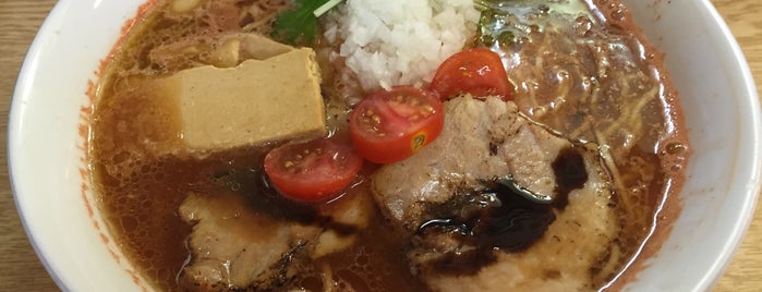 麺処 あずき is one of トマト麺コレクション(東京都内).