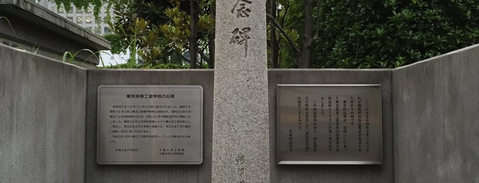 放送記念碑 is one of 発祥の地(東京).