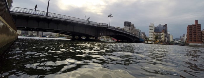 Ryogoku Bridge is one of 東京都選定歴史的建造物.