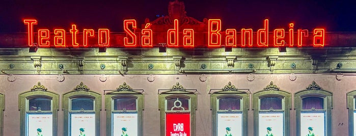 Teatro Sá da Bandeira is one of Tempat yang Disukai Sandra.