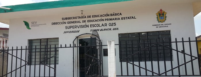 Supervisión Escolar 025 is one of Tierra Blanca, Ver.