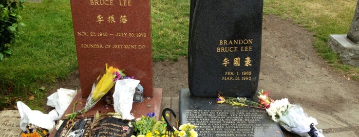 Bruce Lee's Grave is one of Seattle 2014- Seattleite.