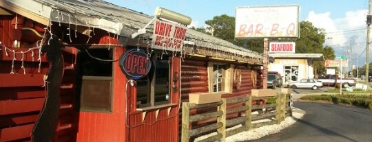 Log Cabin BBQ is one of Biker Friendly Places.