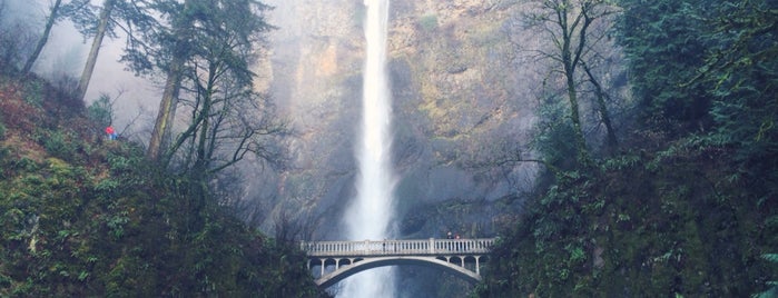 Multnomah Falls is one of Seattle + Portland.