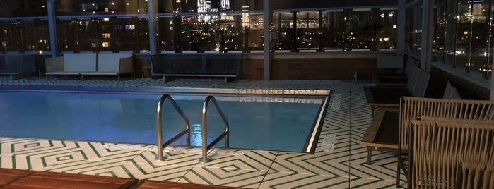 Hotel Gansevoort Meatpacking NYC Rooftop Pool is one of Pools.