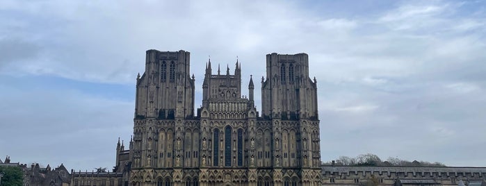 Wells Cathedral is one of England.