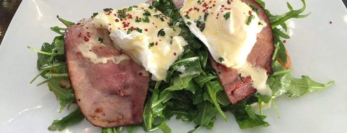 Lamill Coffee Boutique is one of LA's Best Eggs Benedict Dishes.