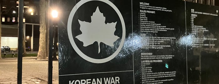 Korean War Veterans Plaza is one of USA NYC BK DUMBO.