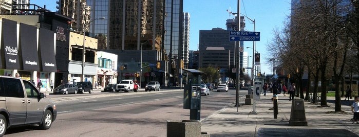Yonge & Elmwood is one of p (roads, intersections, areas - TO).