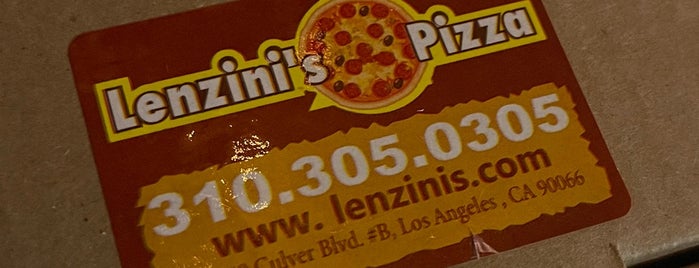 Lenzini's Pizza is one of Los Angeles.