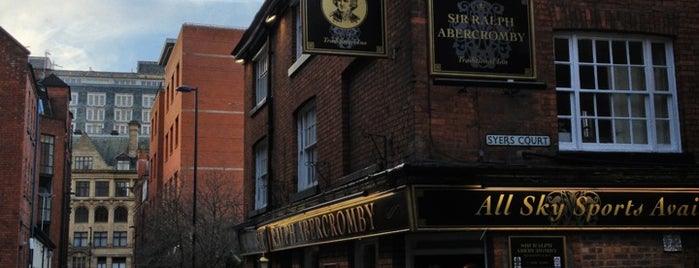 The Sir Ralph Abercromby Inn is one of Manchester Heritage Pub Crawl.