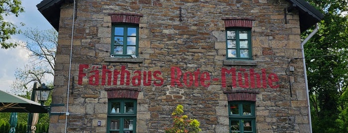 Fährhaus Rote Mühle is one of Noch zu beguckende Gastronomie in NRW - No. 1.