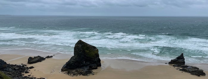 Bedruthan Steps Beach is one of Cornwall.