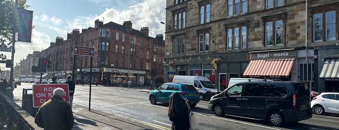 Byres Road is one of Glasgow.