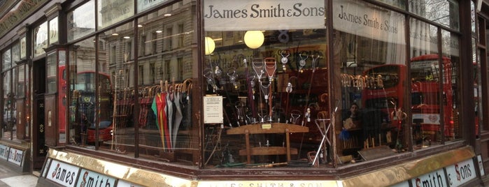 James Smith & Sons is one of London Shopping 2013.