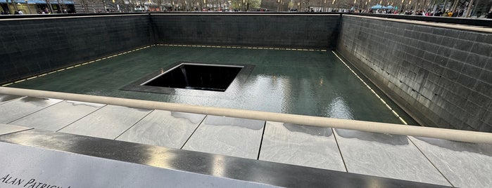 9/11 Memorial South Pool is one of NYC attractions.