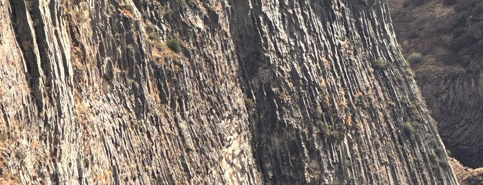 Garni canyon is one of Armenia Georgia Azerbaijan.