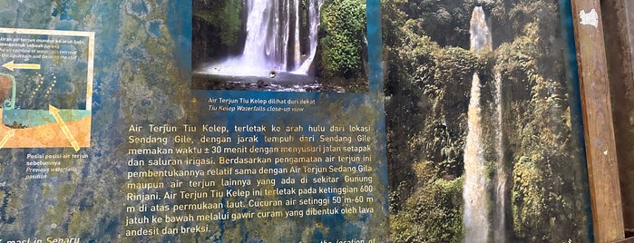 Sendang Gila Waterfall is one of left footsteps at Lombok.