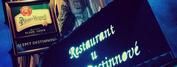 Restaurant U Emy Destinnové is one of to-do list: Prague restaurants.