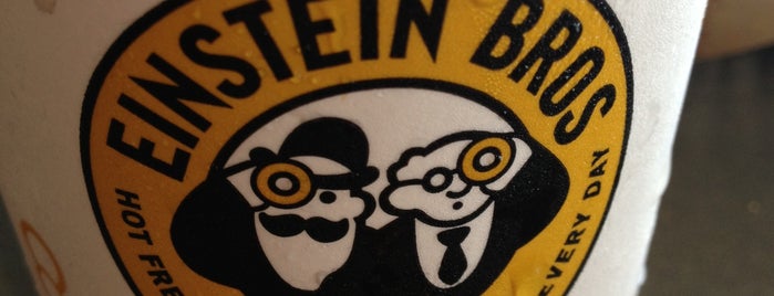 Einstein Bros Bagels is one of Favorite Local Hangouts.