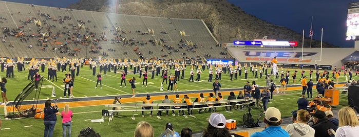 Sun Bowl Stadium is one of Conference USA Football Stadiums.