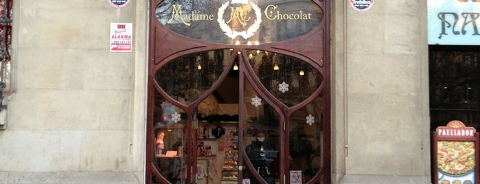 Madame Chocolat is one of Sitios chulis de Barcelona.