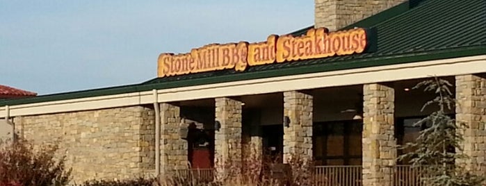 Stone Mill BBQ and Steakhouse is one of Tulsa area BBQ joints.