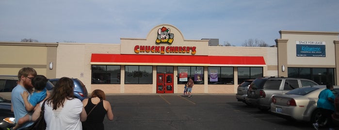 Chuck E. Cheese is one of Jack's places to eat.