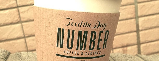 NUMBER  - Coffee and Clothes is one of *カフェ.