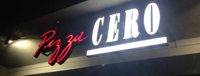 Pizza Cero is one of Tempat yang Disukai Christian.