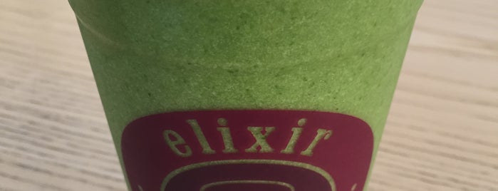 Elixir Juice Bar is one of Irene'nin Beğendiği Mekanlar.