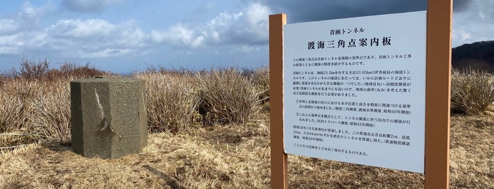 青函トンネル 渡海三角点 is one of สถานที่ที่ Minami ถูกใจ.