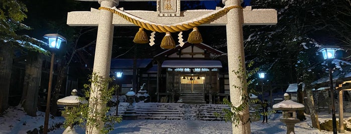 平湯神社 is one of Tempat yang Disukai Minami.