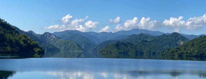 奥只見湖 is one of Tempat yang Disukai Minami.