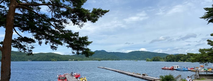 桧原湖 is one of สถานที่ที่ Minami ถูกใจ.