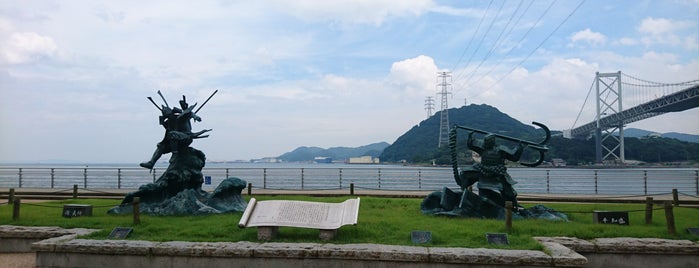 壇の浦古戦場址 is one of Tempat yang Disukai Minami.