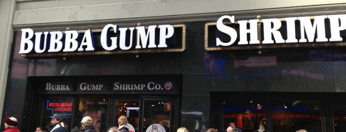 Bubba Gump Shrimp Co. is one of New York, Newwww Yooooooork!...... :-).