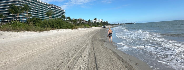 Ritz Carlton Key Biscayne white sand beach is one of Florida.