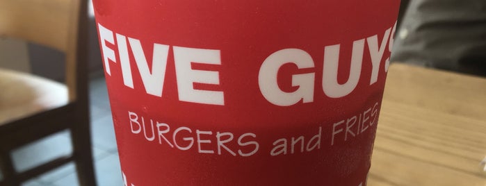 Five Guys is one of Orte, die Nathan Daniel gefallen.