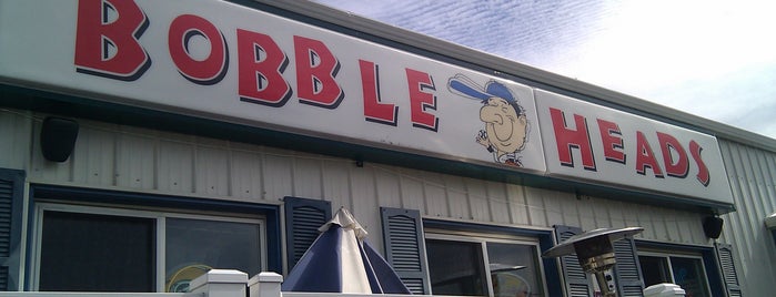 Bobbleheads is one of common stops.