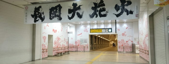 長岡駅 is one of 新潟県内全駅 All Stations in Niigata Pref..
