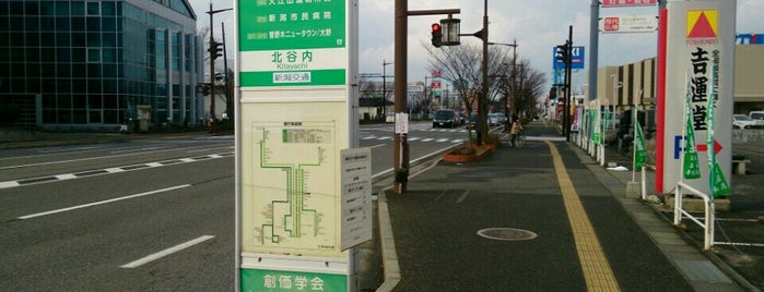北谷内バス停 is one of 新潟交通 S63 長潟線（新潟駅南口－鵜ノ子－大江山連絡所）.