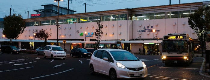 Ueda Station is one of 新幹線 Shinkansen.