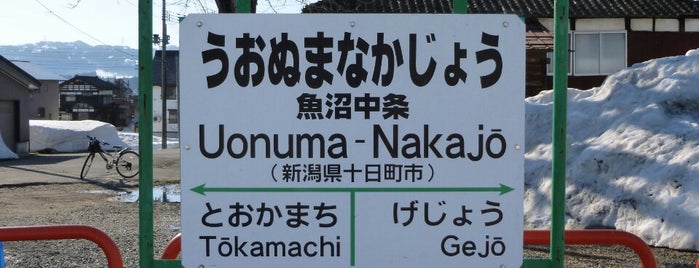 Uonuma-Nakajō Station is one of 新潟県内全駅 All Stations in Niigata Pref..