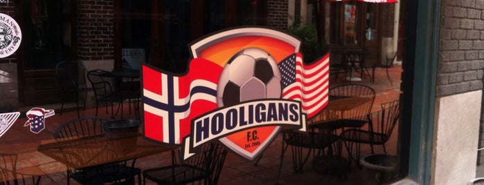 Courtyard Hooligans is one of The Best Places to Go Near Bank of America Stadium.