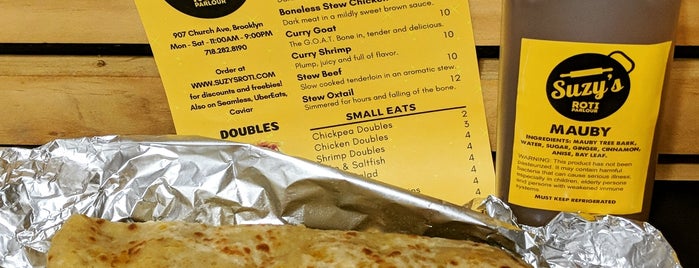 Suzy's Roti Parlour is one of Kimmie's Saved Places.